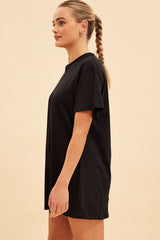 Black Jamie Oversized T-Shirt Dress