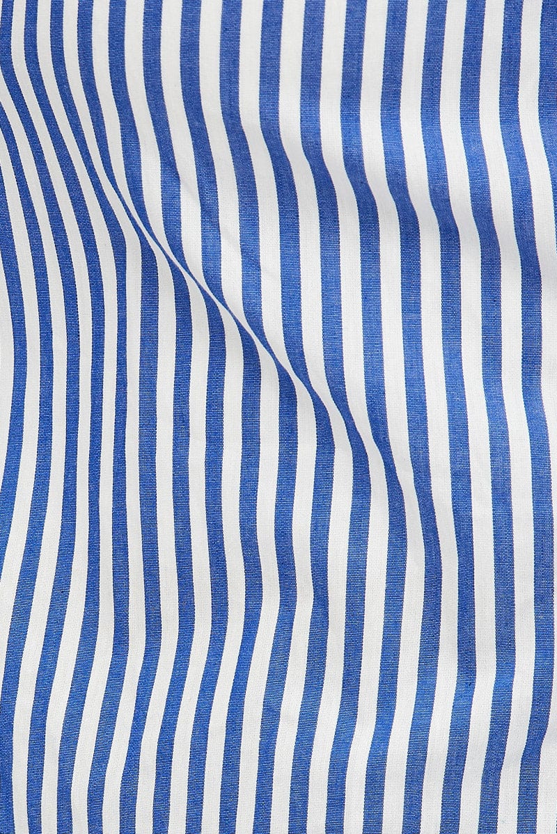 Blue Stripe Shirt Long Sleeve Stripes