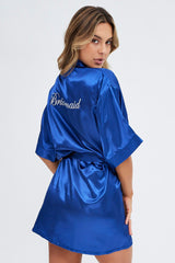 Blue Bridesmaid Nightgown