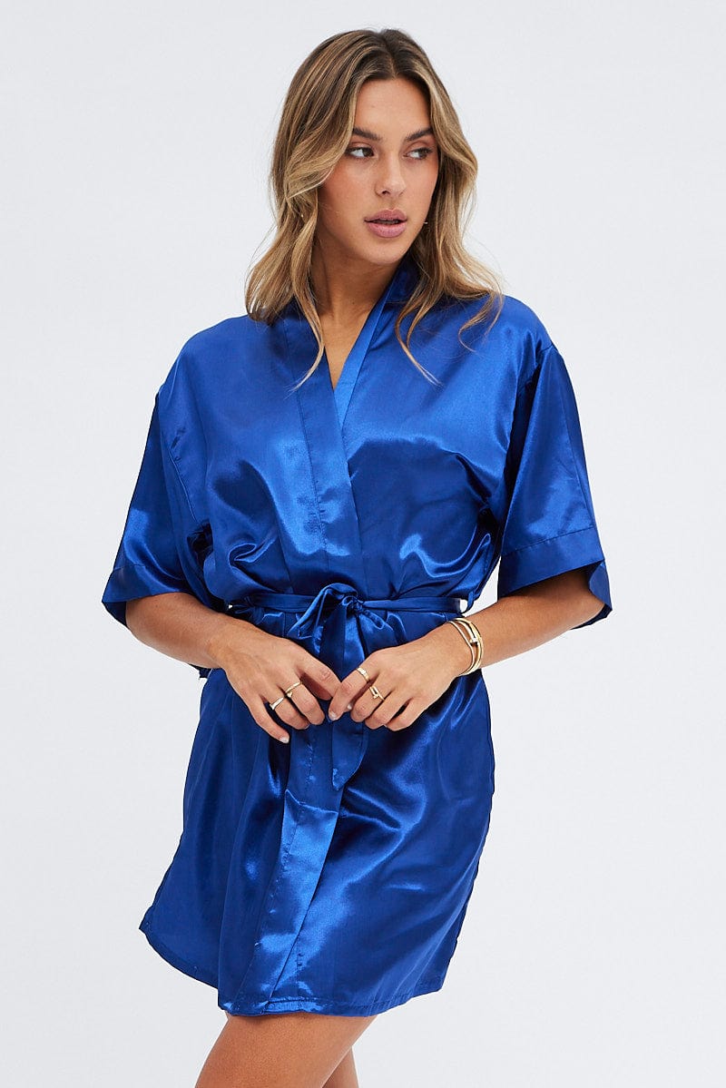 Blue Bridesmaid Nightgown