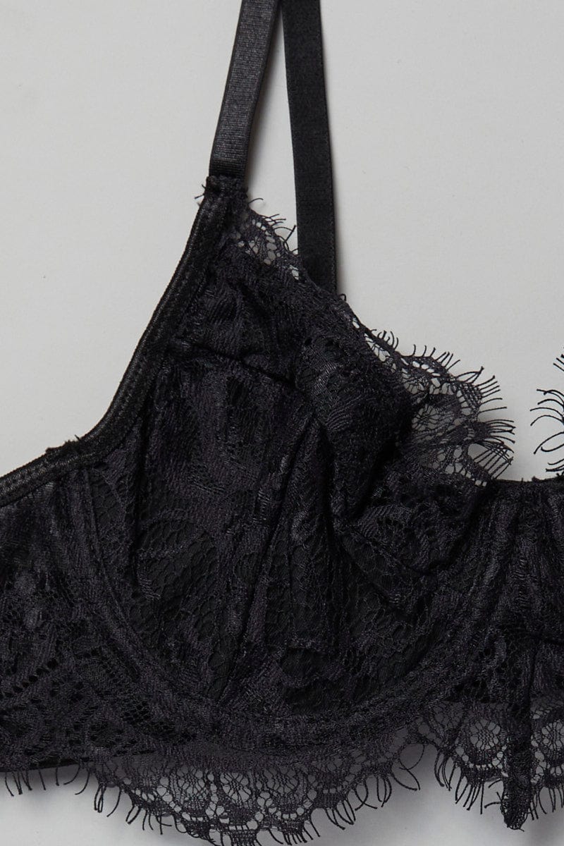 Black Lace Lingerie Set