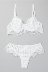 White Lace Lingerie Set